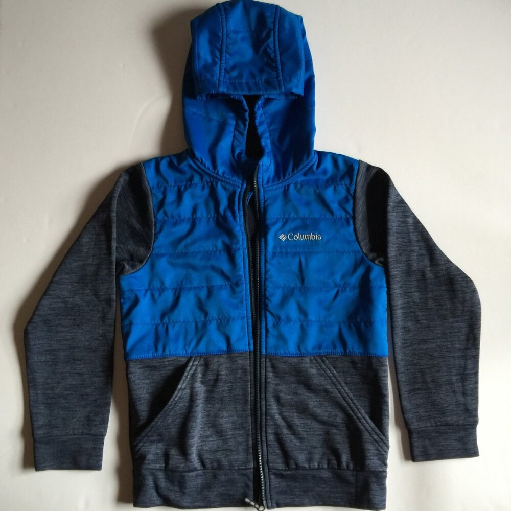 Columbia Boys Jacket Blue/Black Size S(8)